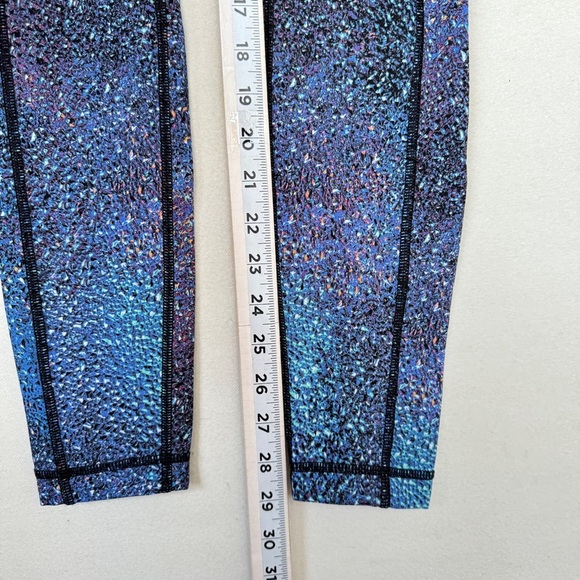 Lululemon Pace Rival Womens Leggings Blue 4 Athletic Athleisure Celestial Boho - Picture 10 of 11